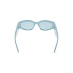 Women’s Bossy Round Af Sunglasses in Light Blue - Image 2